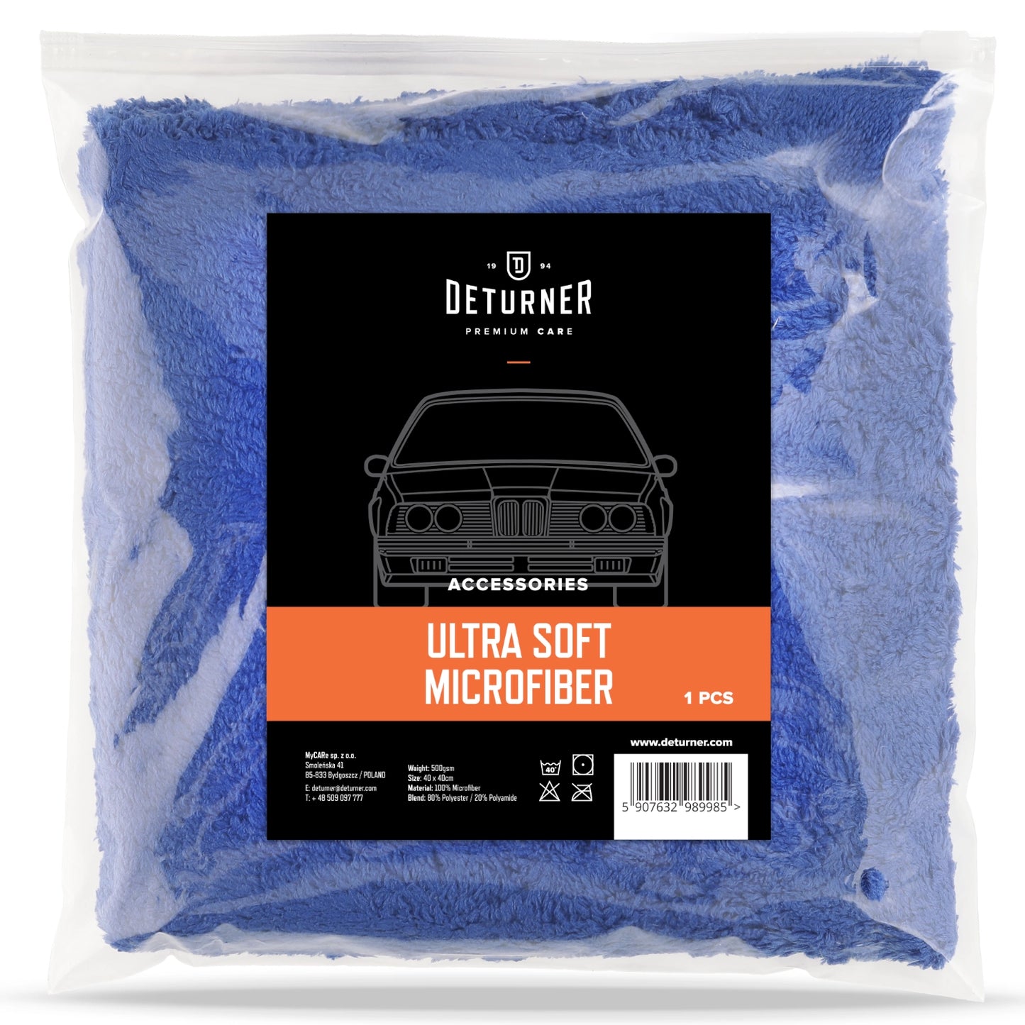 Deturner Ultra Soft Microfiber - Bez krawędziowa, puszysta mikrofibra