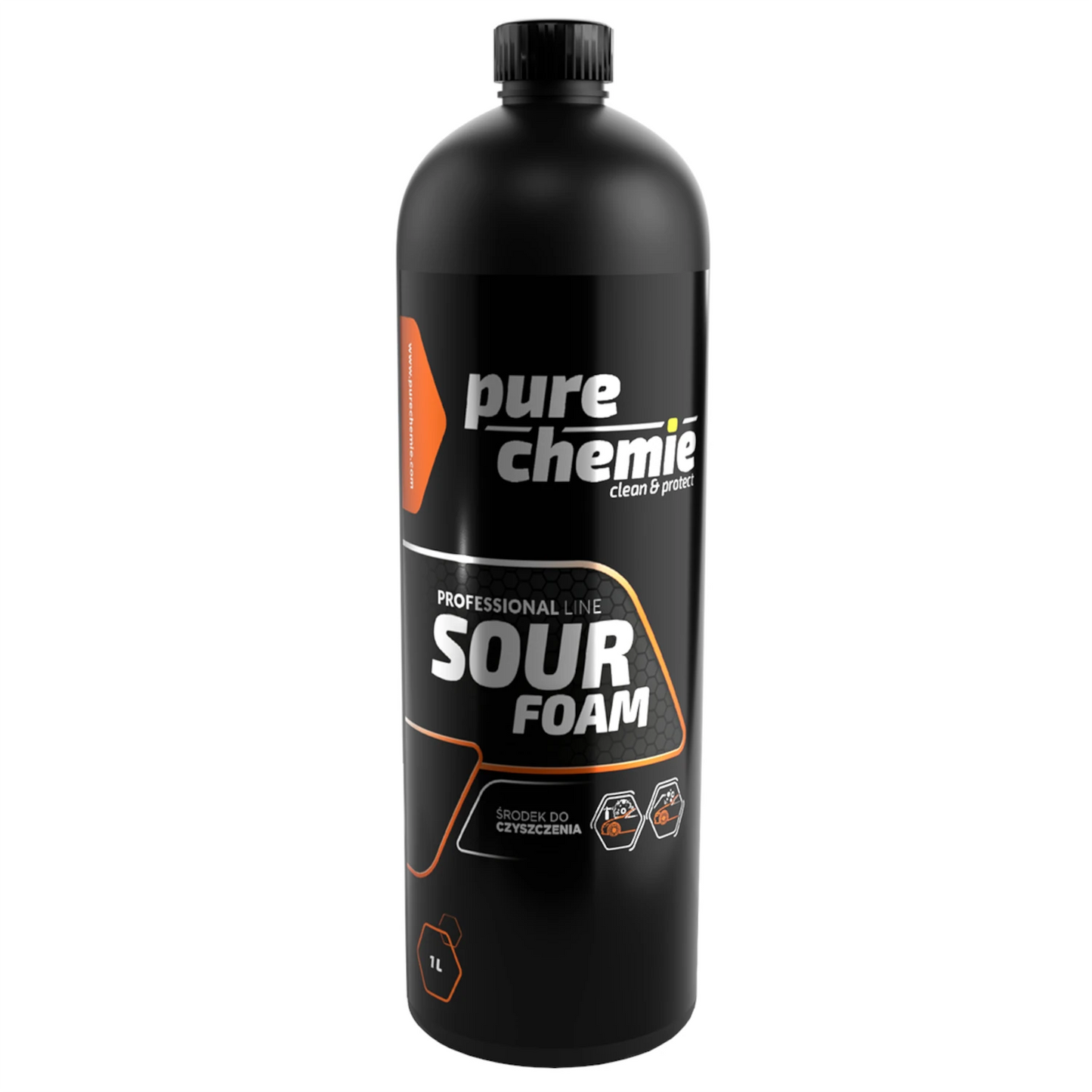 Pure Chemie Sour Foam – kwaśna piana aktywna/oprysk wstępny, doskonałe właściwości myjące 1l