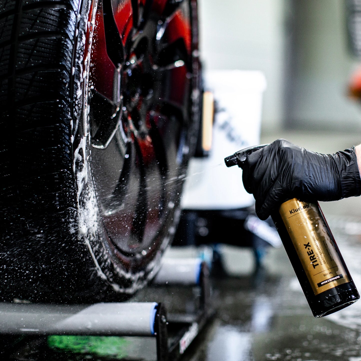 KiurLab Tire-X - Wysokiej jakości produkt do czyszczenia opon 500ml