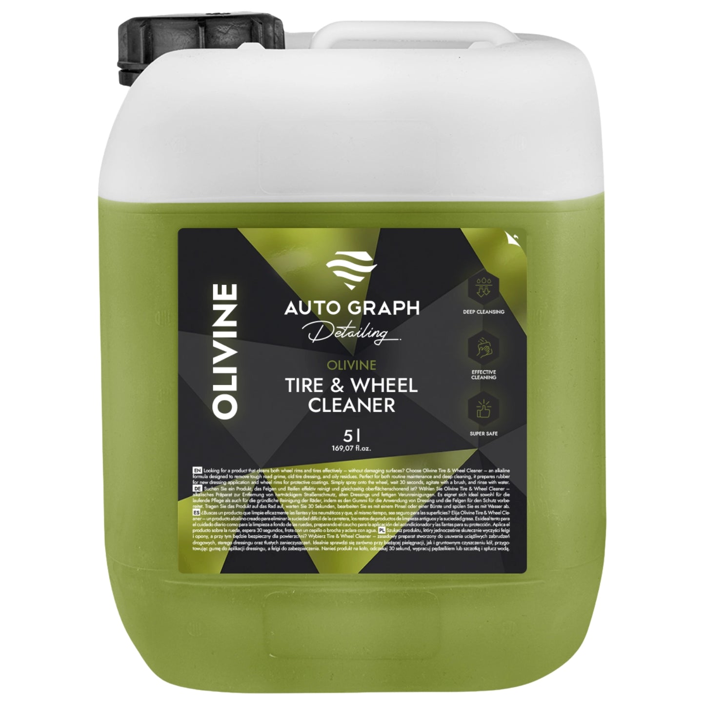 Auto Graph OLIVINE Tire & Wheel Cleaner - Produkt do czyszczenia kół 5L