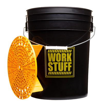 Work Stuff "RINSE" czarne wiadro detailingowe + Separator brudu