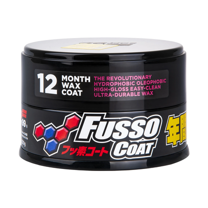 Soft99 New Fusso Coat 12 Months DARK Wax – syntetyczny wosk o trwałości do 12 miesięcy 200g
