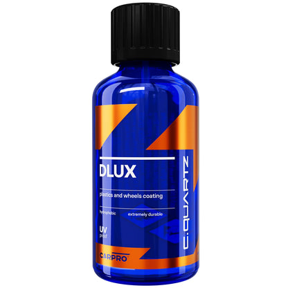 CARPRO Cquartz DLUX zestaw z powłoką ceramiczną do zabezpieczania plastików i felg 30ml