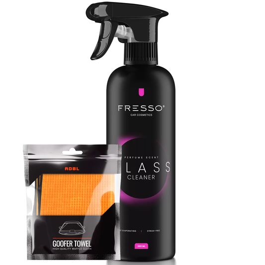Płyn do czyszczenia szyb Fresso 500 ml + ADBL ręcznik waflowy