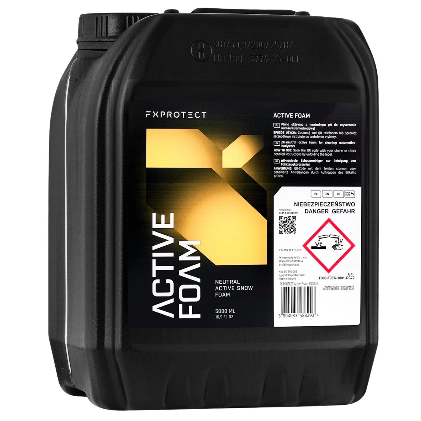 FX PROTECT Active Foam – piana aktywna do mycia wstępnego 5l