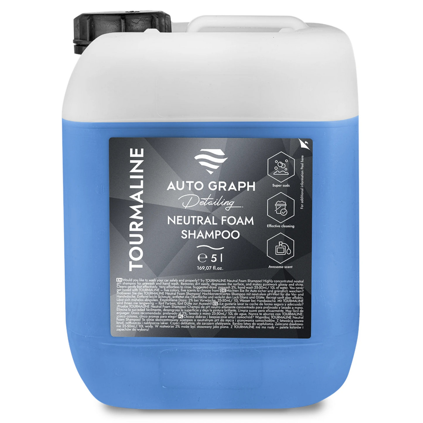 Auto Graph TOURMALINE Neutral Foam Shampoo Blue 5L