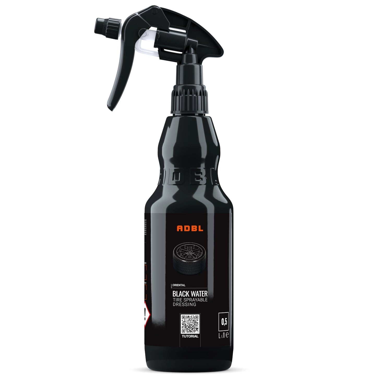 ADBL Black Water – płynny dressing do opon, błyszczące wykończenie 500ml