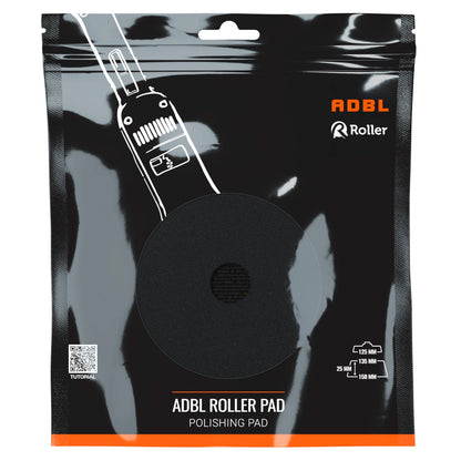 ADBL Roller Pad DA-Finish – miękki pad polerski, czarny - 135/150mm