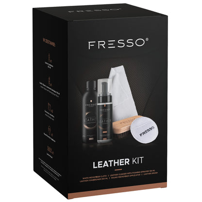 Fresso Leather Kit - Zestaw do kompleksowej pielęgnacji skórzanej tapicerki