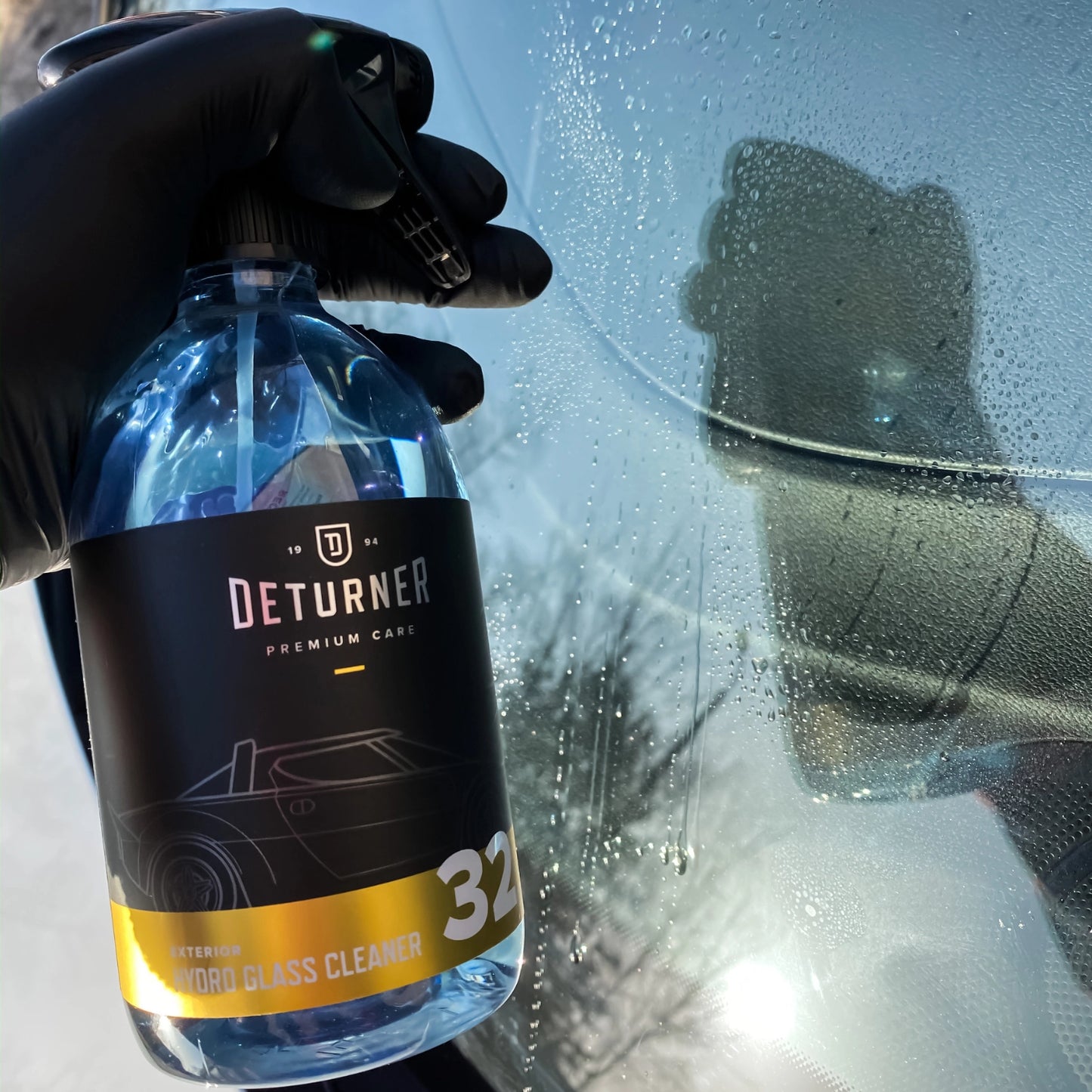 Deturner Hydro Glass Cleaner – hydrofobowy płyn do mycia szyb 1L