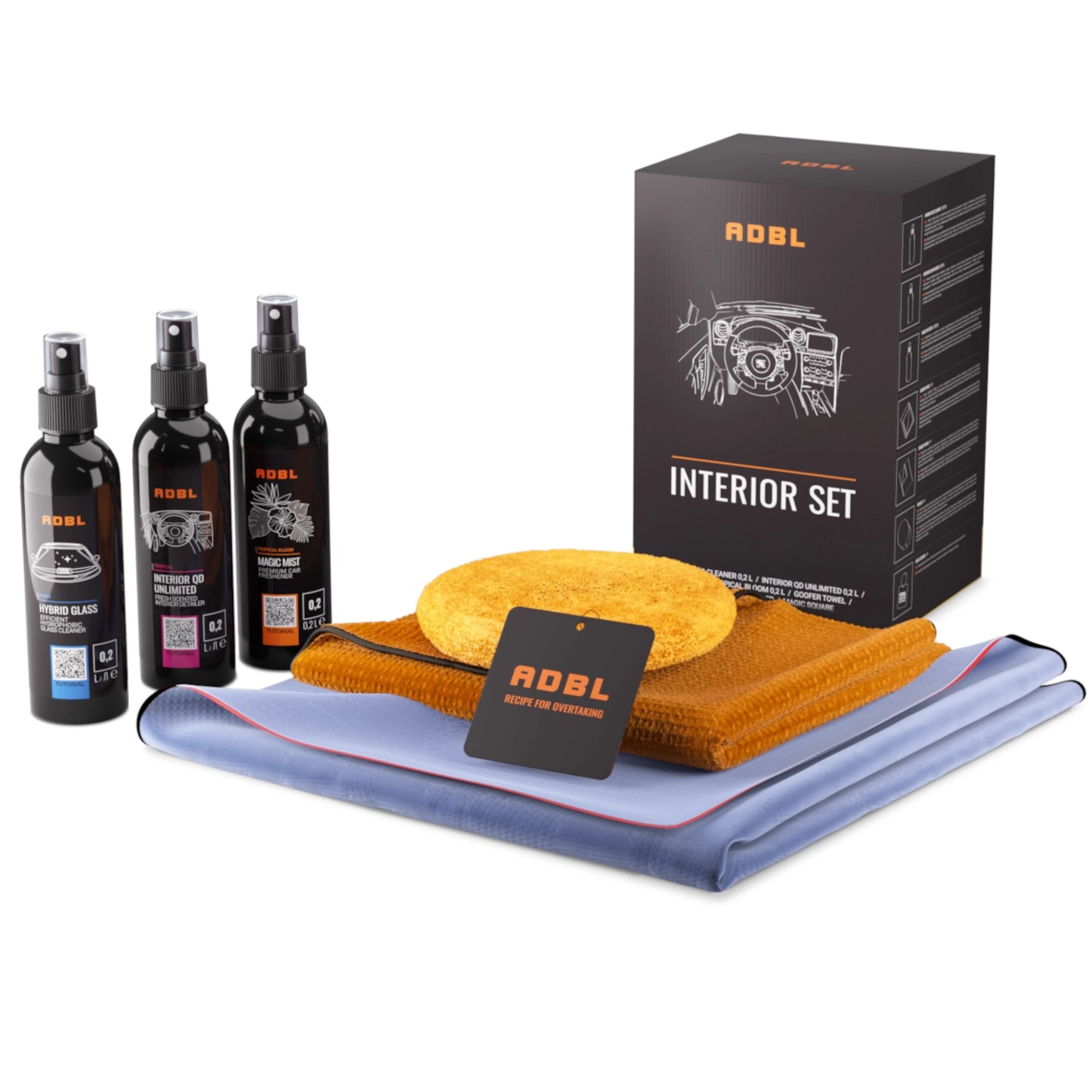 ADBL Interior Sample Set – zestaw kosmetyków i akcesoriów do pielęgnacji wnętrza