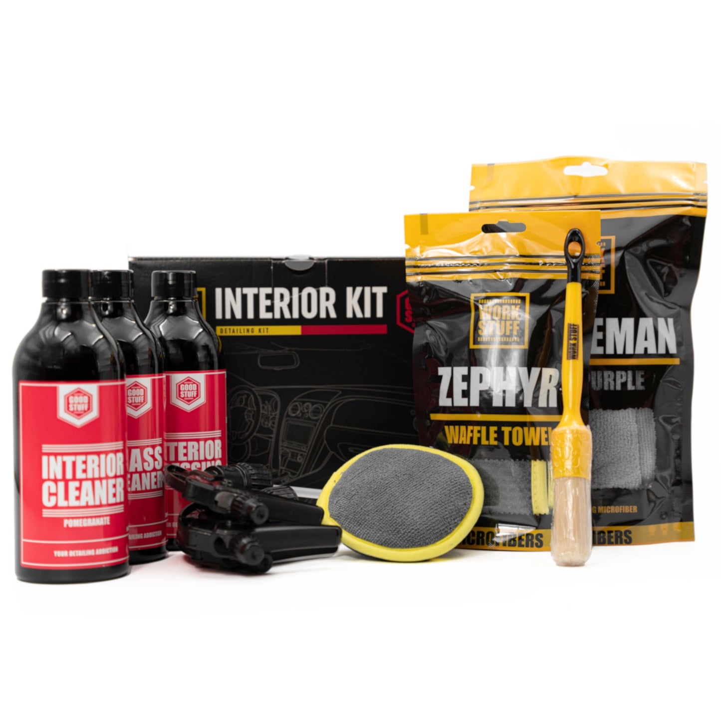 Good Stuff Interior Kit – zestaw kosmetyków i akcesoriów do pielęgnacji wnętrza