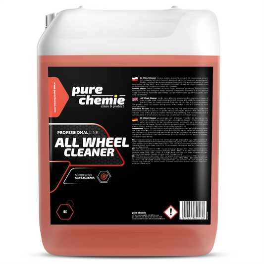 Pure Chemie All Wheel Cleaner – kwaśny produkt do czyszczenia felg, bardzo skuteczny 5l
