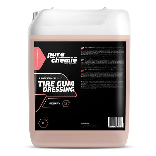 Pure Chemie Tire Gum Dressing – dressing do opon i elementów gumowych, półmatowe wykończenie 5l