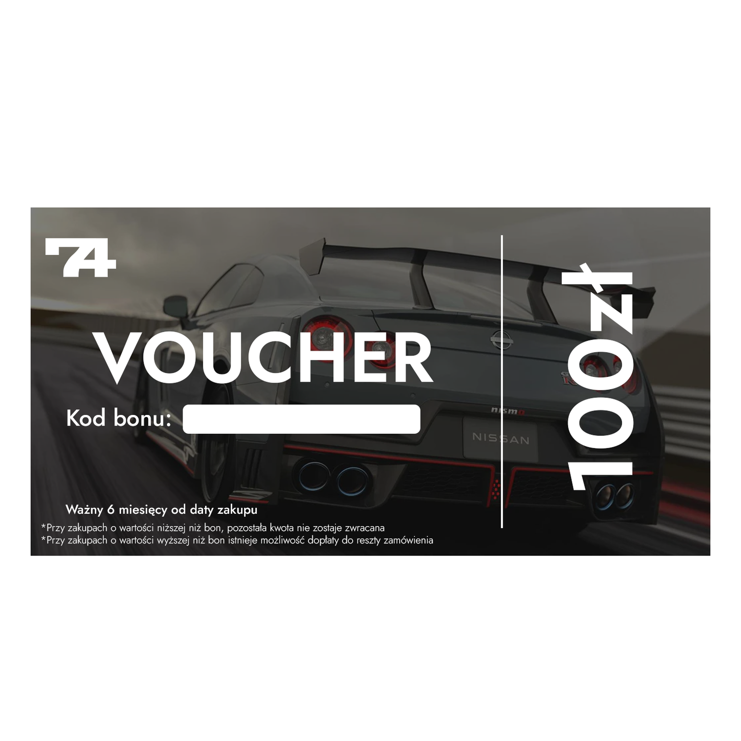 KARTA PODARUNKOWA - BON 100 PLN VOUCHER